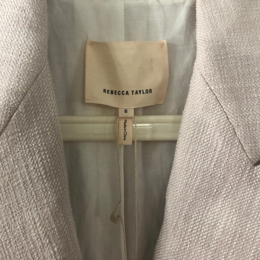 Rebecca Taylor Slub Ruffle Jacket - Picture 4 of 7